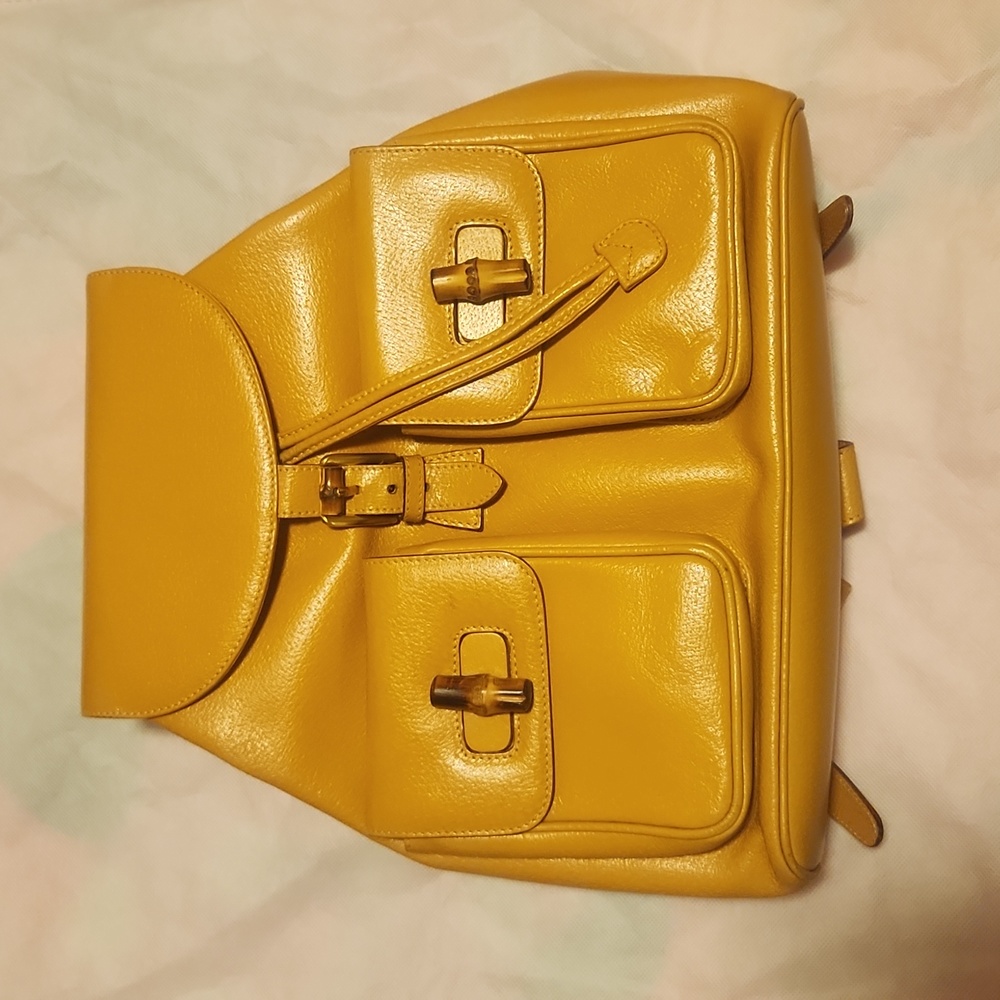 ‼️ SOLD‼️ 💕Gucci bamboo backpack